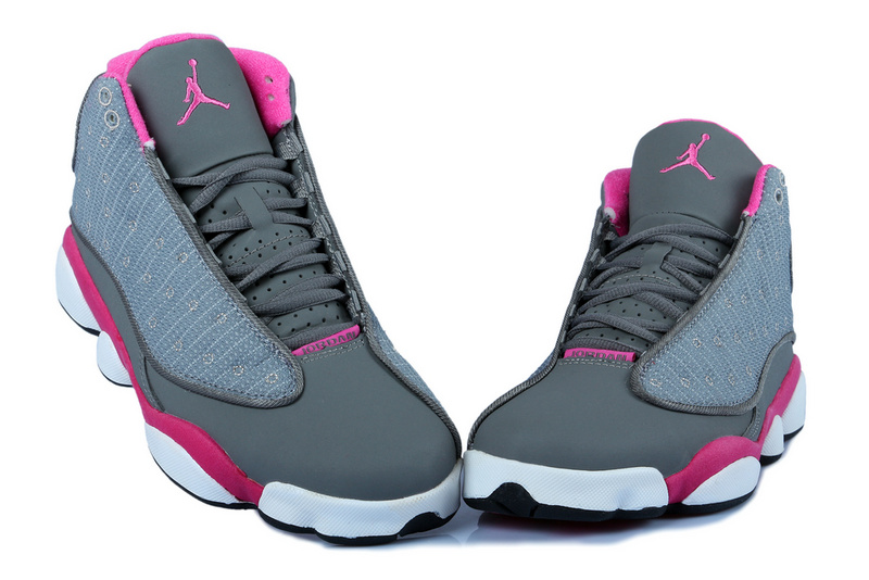 Air Jordan 13 Women Shoes Gray/Red/White Online